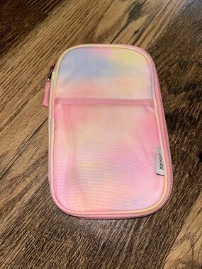Yoobi Pink Pastel Tie-Dye Cosmetic Pouch